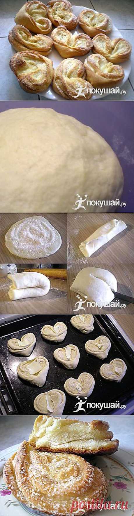 Плюшки из хрущевского теста / рецепт с фото