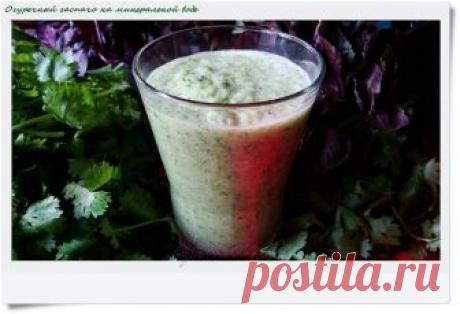 Огуречный гаспачо на минеральной воде – кулинарный рецепт