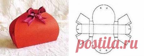 Шаблоны подарочных коробочек