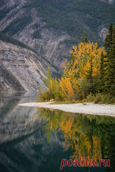 toofarnorth:
“Lake Reflections from the Alaska Highway
”