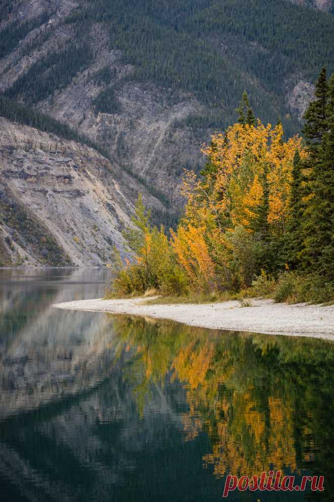 toofarnorth:
“Lake Reflections from the Alaska Highway
”