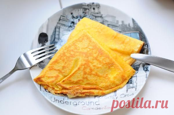 Красивый цвет и приятный привкус… Морковные блины с сыром — Вкусные рецепты