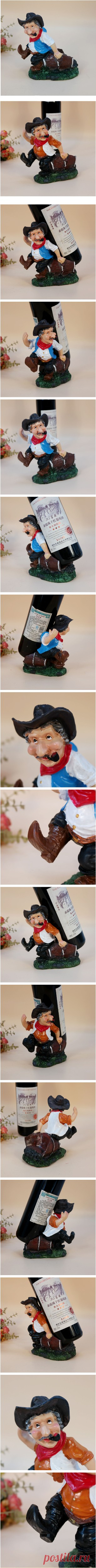 Aliexpress.com : Buy 2016 New Resin Cowboy wine rack brothers chef creative gift table wine bottle decor decoration two color to select from Reliable decorative wall decor suppliers on BSBP | Alibaba Group