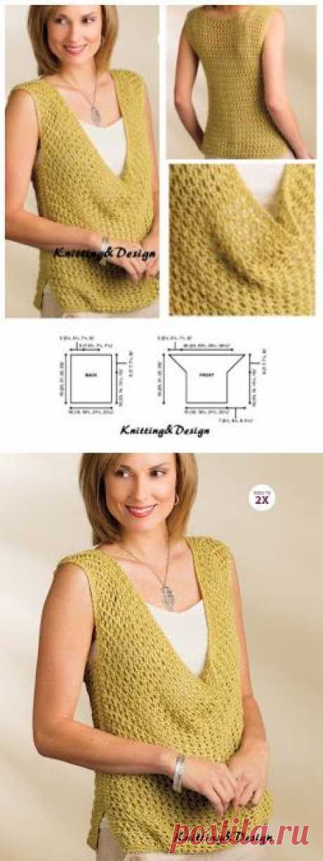 Knitting&amp;Design: Топ с драпировкой