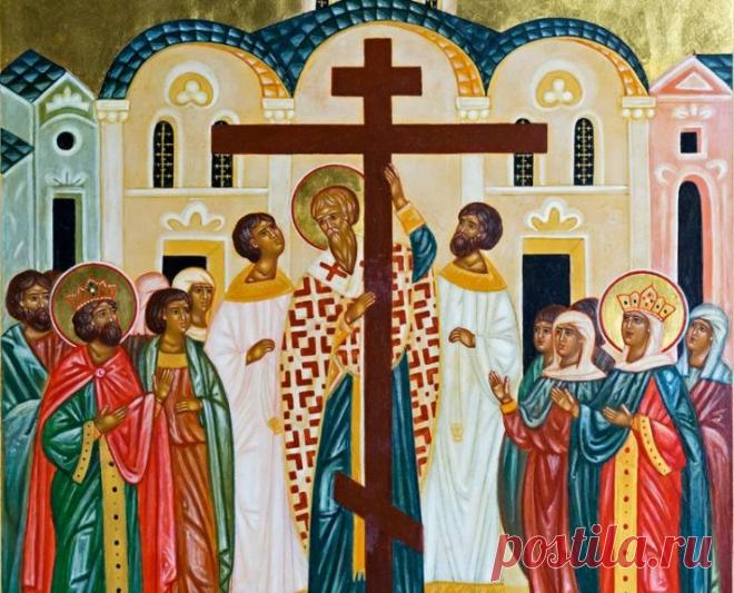 С праздником Воздвижения Креста Господня! Этот день учит нас видеть в символах веры не просто украшение, а глубокий смысл. Пусть нательный крестик всегда будет для вас напоминанием о Божьей защите. Желаю вам идти по жизни смело, уповая на Господа. Открытки с праздником Воздвижения Креста Господня.