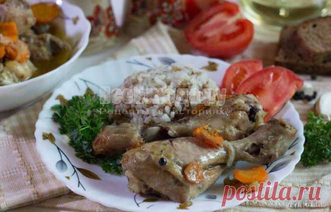 Курица в банке с овощами в собственном соку - рецепт для духовки с пошаговыми фото | Все Блюда