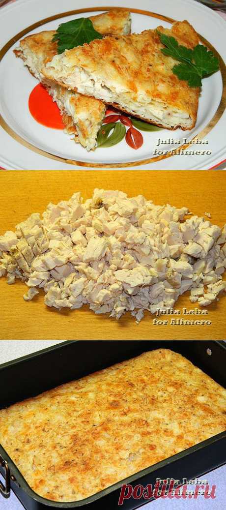 Лёгкая запеканка из куриной грудки