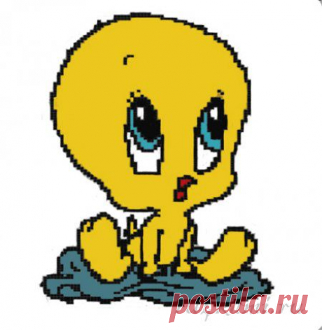 Вышивка для детей, схема цыпленка &amp;raquo; Сайт &quot;Ручками&quot; - делаем вещи своими руками