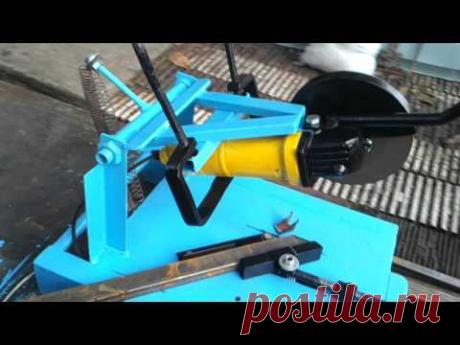 Самодельный отрезной станок из болгарки.