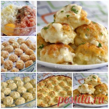 Нежные куриные шарики в сырно-сливочном соусе. Теперь у Вас будет ещё одно коронное блюдо!
Состав: -500 гр. куриного филе -1 луковица - 1 яйцо -3 зубчика чеснока -200 мл сливок -150 гр. твердого сыра
Способ приготовления:
1. Куриное филе нужно слегка отбить и мелко порезать (отбить забыла, зато филе было чуть подмороженное и резать мелко было легко)
2. Затем добавить туда мелко шинкованный лук, посолить, поперчить, выбить яйцо.
3. Хорошенько перемешать.
4. Теперь возьмите ...