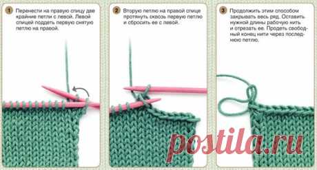 Лекция №21. Вязание переда, спинки и рукава джемпера. Способы закрытия петель. - Помощь в вязании - Страна Мам