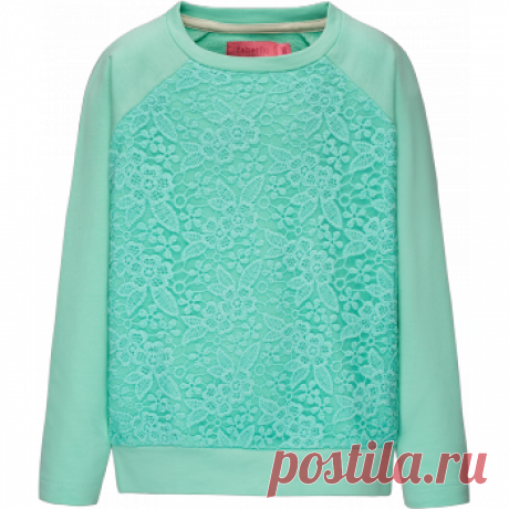 Толстовка для девочки, цвет аквамарин