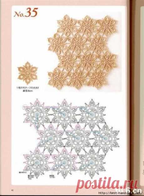 Цветочно-ажурный шарф и сумочка крючком. / Вязание крючком / Женская одежда крючком. Схемы.