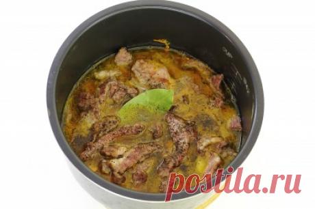 Рецепт: тушеное говяжье сердце