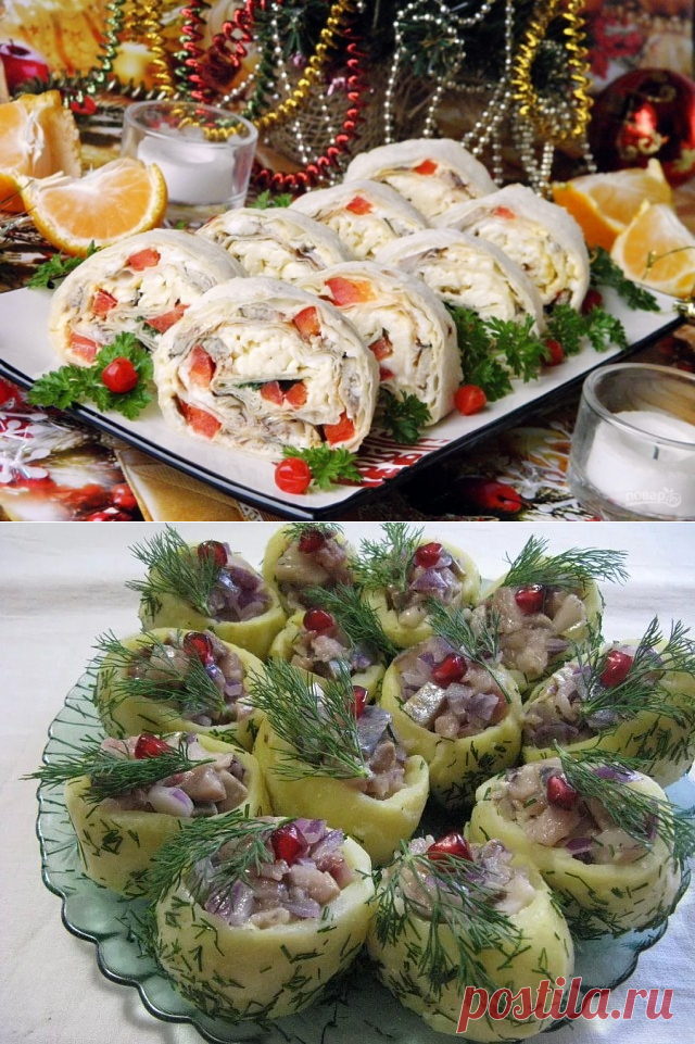 Обязательно сохраните! 10 закусок на праздничный стол | Вкусные рецепты