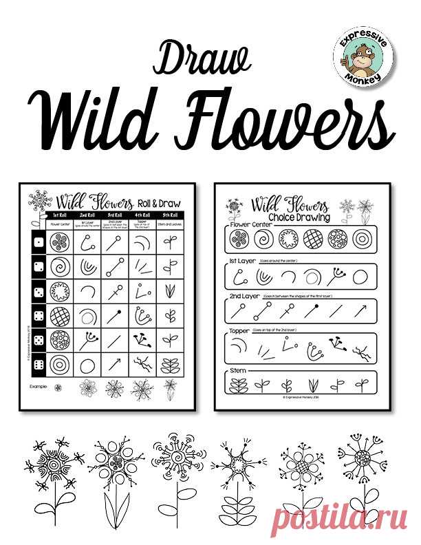 Drawing Flowers | Expressive Monkey