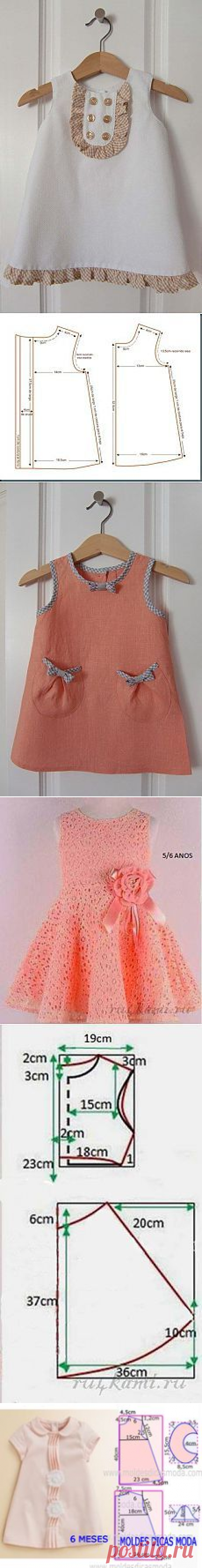 Sewing girl dresses
