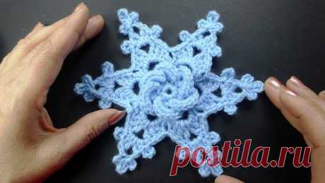 Crochet snowflake БОЛЬШАЯ СНЕЖИНКА ВЯЗАНАЯ КРЮЧКОМ Crochet snowflake БОЛЬШАЯ СНЕЖИНКА ВЯЗАНАЯ КРЮЧКОМ ЦЕЛЫЙ СУГРОБ СНЕЖИНОК ЗДЕСЬ https://www.youtube.com/watch?v=TpwUMBV3EKI&list=PLvDs5cgStal0PRK2L5I9uCKTBuvb...