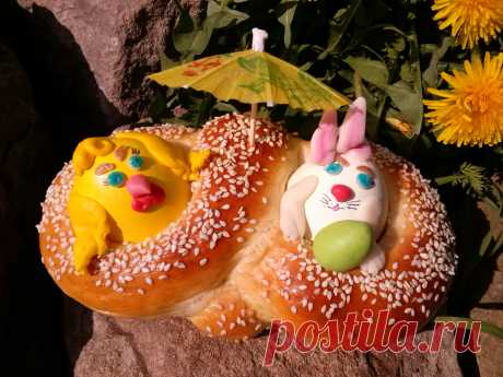 Крендель с яйцами!