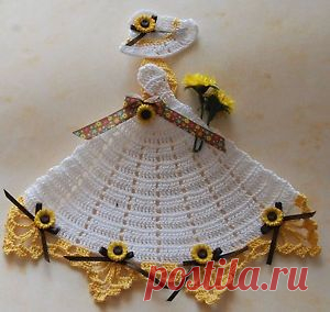 Вяжем образы в кринолинах. Идеи