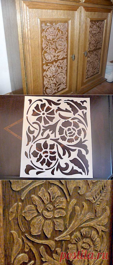 Мастер-класс — имитация резьбы по дереву за 1 час