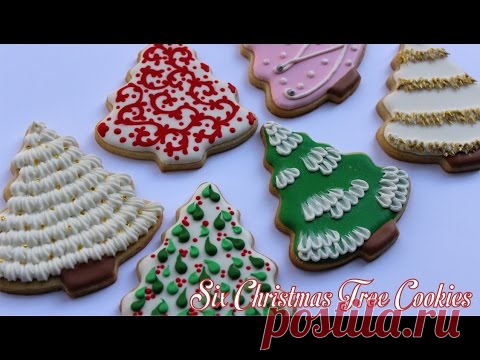 Six Different Ways To Decorate Christmas Tree Cookies