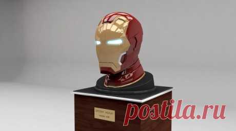 IRON MAN HELMET Free 3D Model - .obj .c4d - Free3D