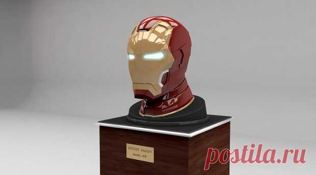 IRON MAN HELMET Free 3D Model - .obj .c4d - Free3D