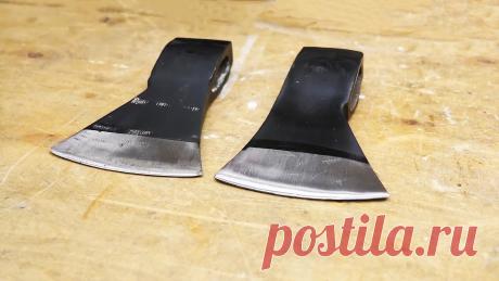 Как сделать топор с двумя лезвиями для быстрой колки дров Обыкновенный хозяйственный топор с одним топорищем и одним лезвием предназначен для различных дел, в частности, для колки дров. Однако процесс получается медленным и трудоемким. Если к одному лезвию головки топора поперечно прикрепить второе, то процесс колки дров ускорится почти в два раза.