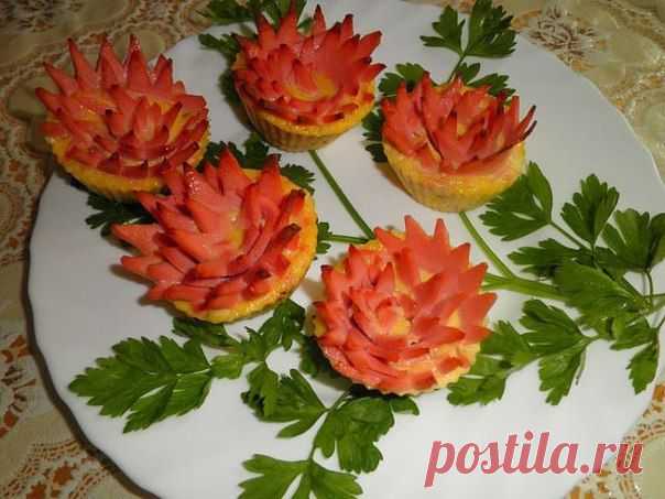 Закуска "Хризантема"