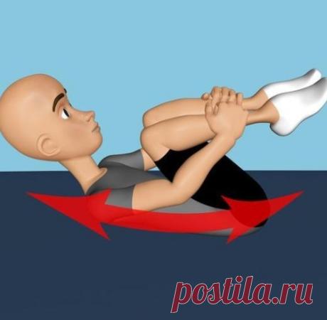 Как самостоятельно сделать декомпрессию позвонков! очень полезная штука — называется поза «зародыша»