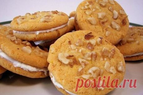 Греческое медовое печенье с орехами и начинкой