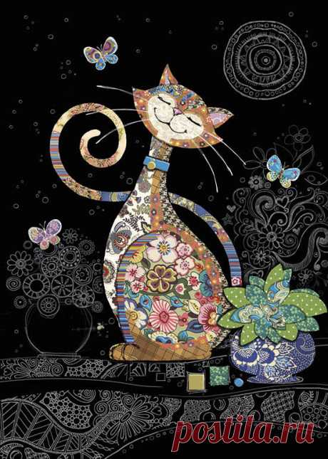 Кошка- это тот же лев, лишь размером поизящней! Jane Crowther/Джейн Кроутер.