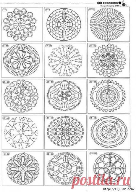 И еще ажуры и узоры крючком..