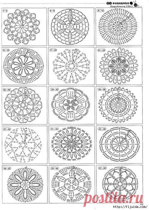 И еще ажуры и узоры крючком..