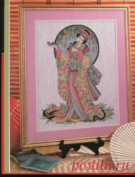 Традиционная японская вышивка. Журнал со схемами