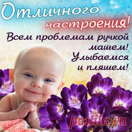 Хорошего настроения, положительных эмоций, бодрости и позитива!