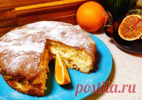 ВКУСНЕЙШИЙ АПЕЛЬСИНОВЫЙ ПИРОГ  🍊ПРОСТОЙ рецепт! - пошаговый рецепт с фото. Автор рецепта Светлана "Сидим Едим" 🌳 . - Cookpad