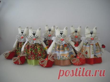 Коты рукодельные