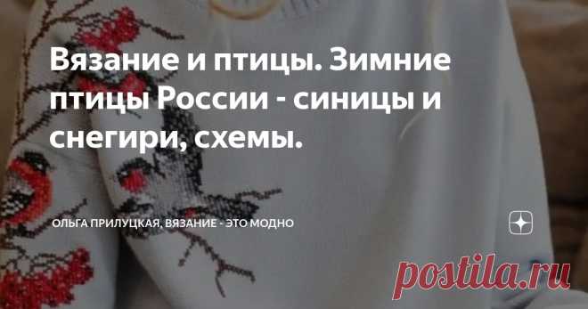Вязание и птицы. Зимние птицы России - синицы и снегири, схемы. Статья автора «Ольга Прилуцкая, вязание - это модно» в Дзене ✍:  Изображения птиц на одежде – это не только элемент дизайна, но и глубокий символизм, который может передавать чувства, идеи и даже...