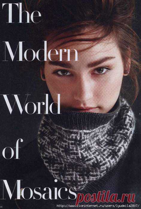 ЛЕНИВЫЙ ЖАККАРД ИЗ "VOGUE KNITTING WINTER 2014/15"
