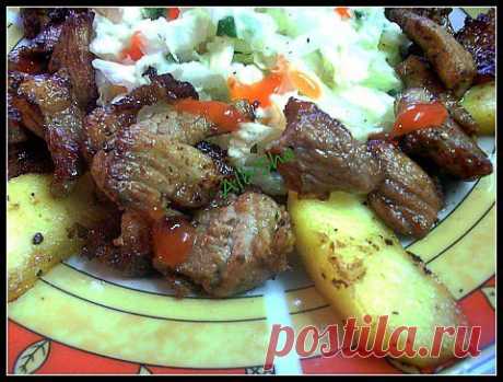 БЫСТРО_МЯСО С ЯБЛОКАМИ ДЛЯ МАМЫ! | Давай поговорим
