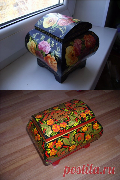 КАК СДЕЛАТЬ ШКАТУЛКУ ИЗ КАРТОНА