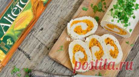 Паровой куриный рулет, пошаговый рецепт с фото
