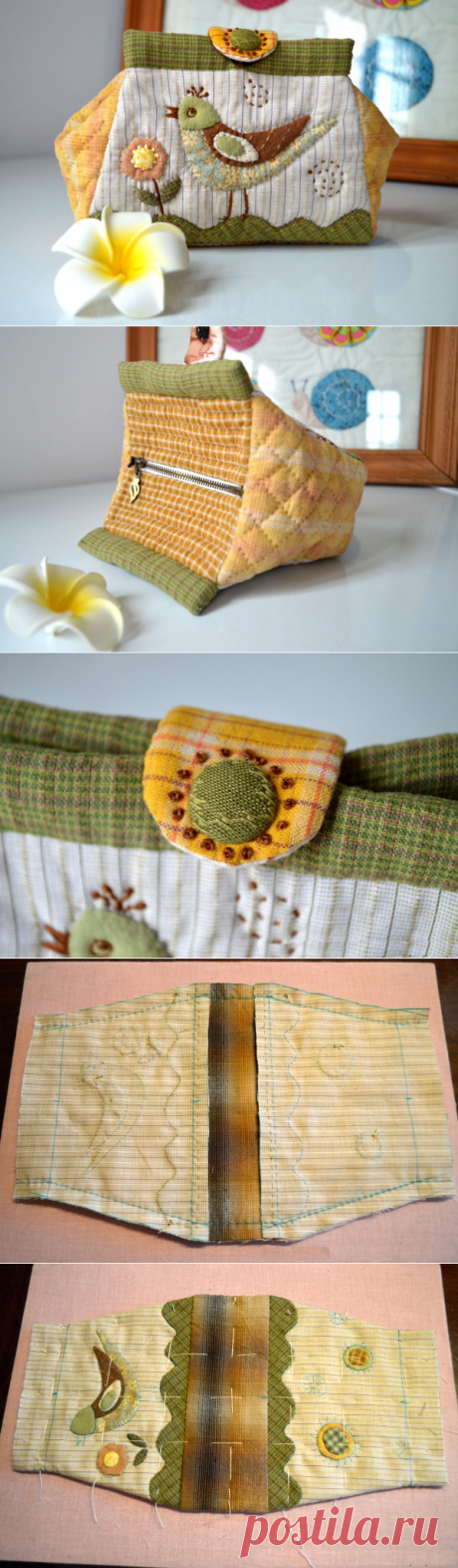 Folding Bag Tutorial. Patchwork and Quilting ~