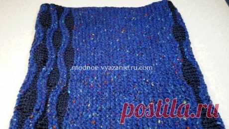Головные уборы,шарфы и митенки в технике свинг (swing-knitting) - Klubok - Modnoe Vyazanie.ru.com