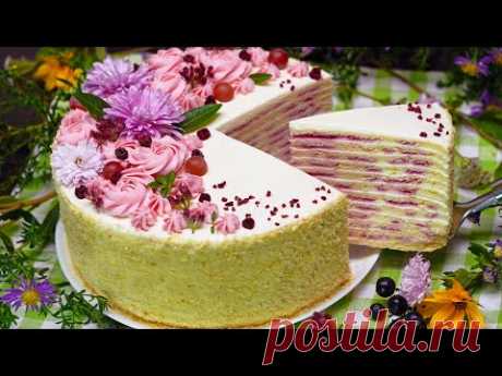 БЕСПОДОБНЫЙ Торт "НЕЖНЫЙ ПОЦЕЛУЙ" 🌸 Домашний Торт СМЕТАННИК Рецепт БЕЗ Яиц | Кулинарим с Таней