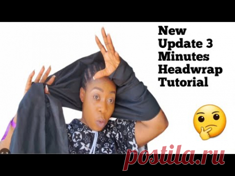 New Update 3 Minutes Headwrap Tutorial On Yourself