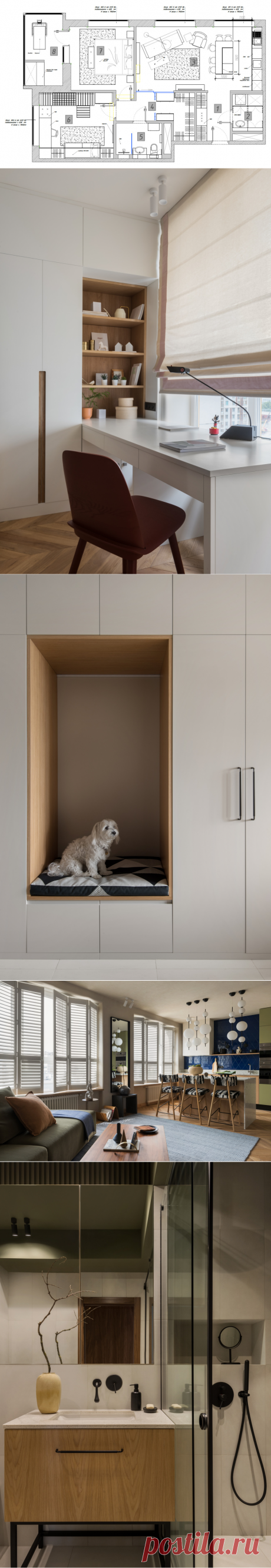 Houzz тур: Квартира в оттенках песчаных берегов | Houzz Россия