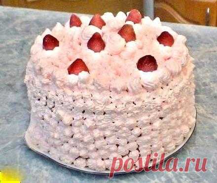 Бисквитный торт мокрое безе рецепт с фото пошагово - 1000.menu